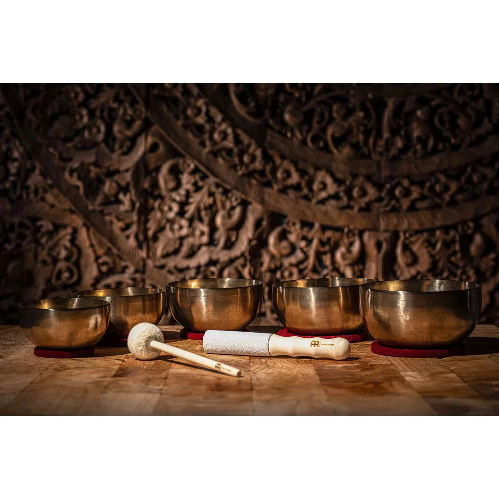 Meinl Singing Bowl Resonnant Mallet (leather) - Image 2