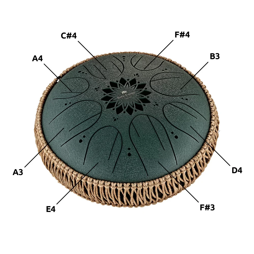 Meinl Sonic Energy Medium Octave Steel Tongue Drum F# Minor Dark - Image 4