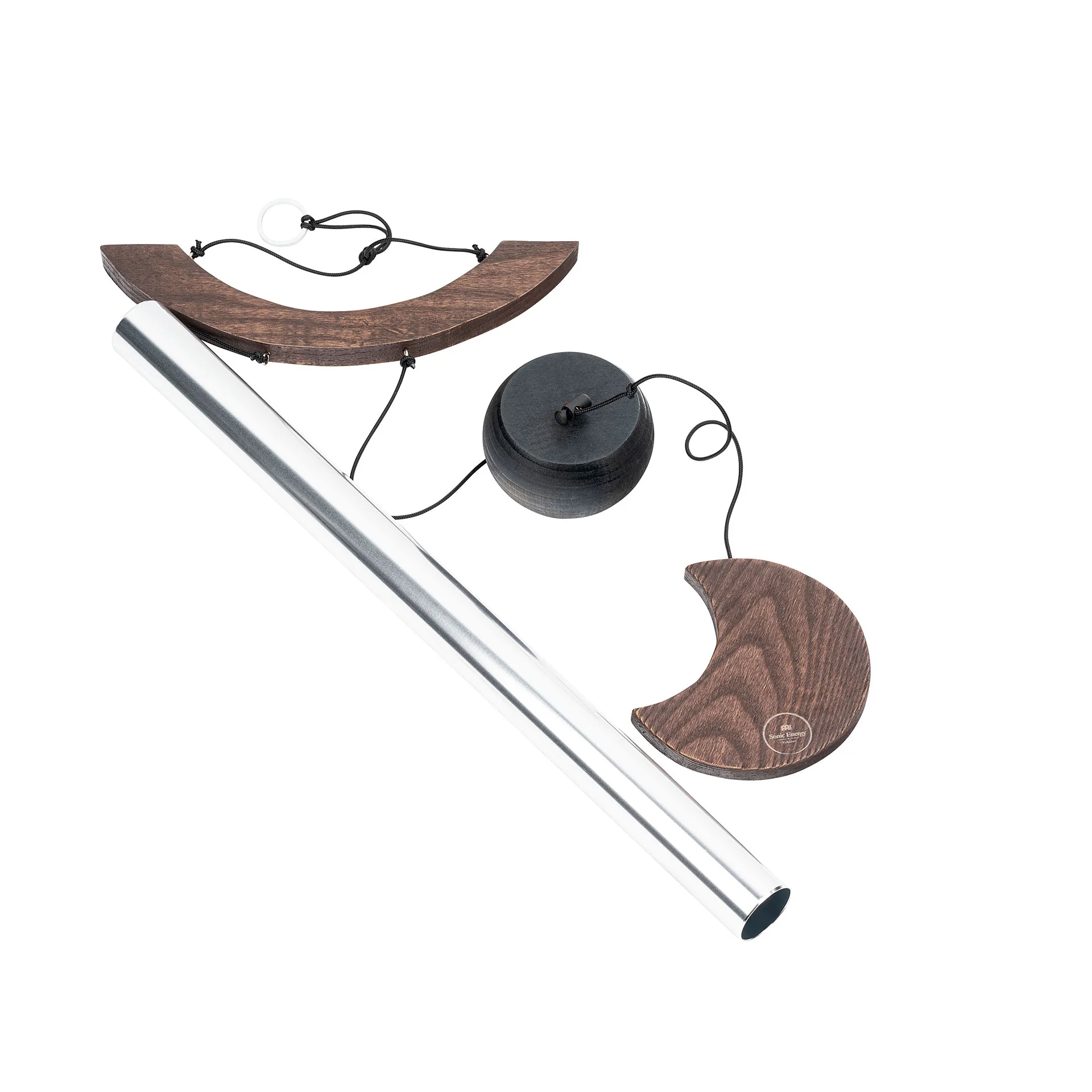 Meinl Sonic Energy Moon Meditation Chime 35 inch Silver - Image 2