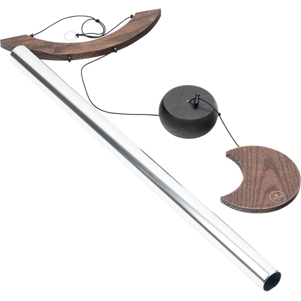 Meinl Sonic Energy Moon Meditation Chime 49in - Curved Silver - Image 2
