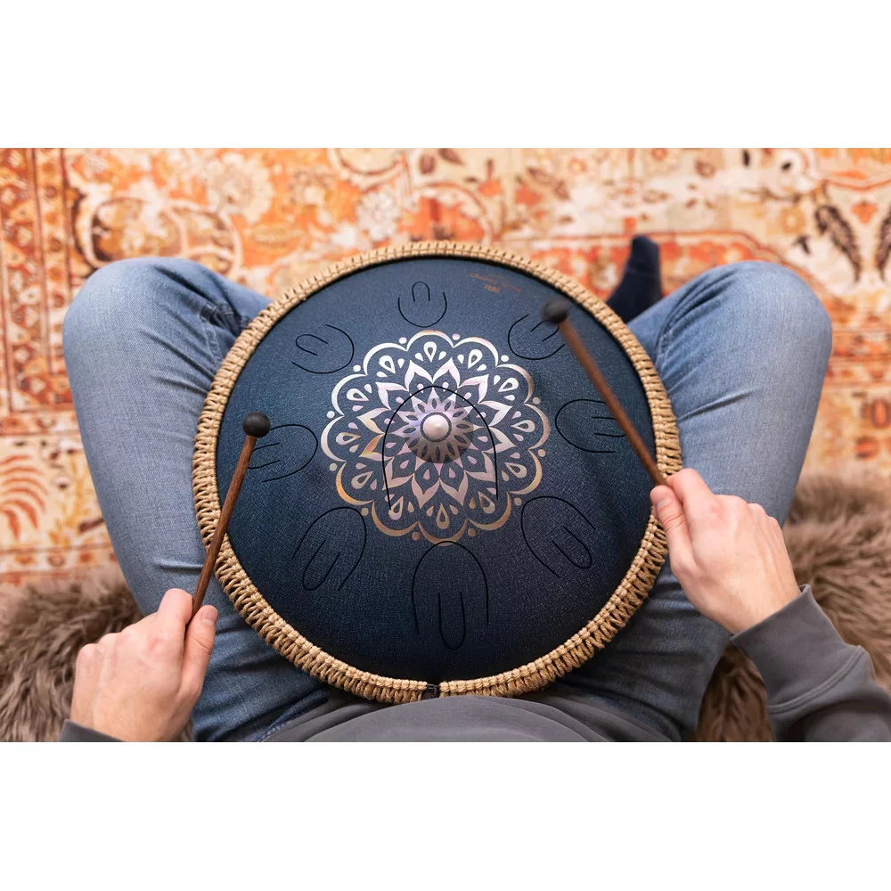 Meinl Sonic Energy Octave Steel Tongue Drum D Amara Navy Blue En - Image 2