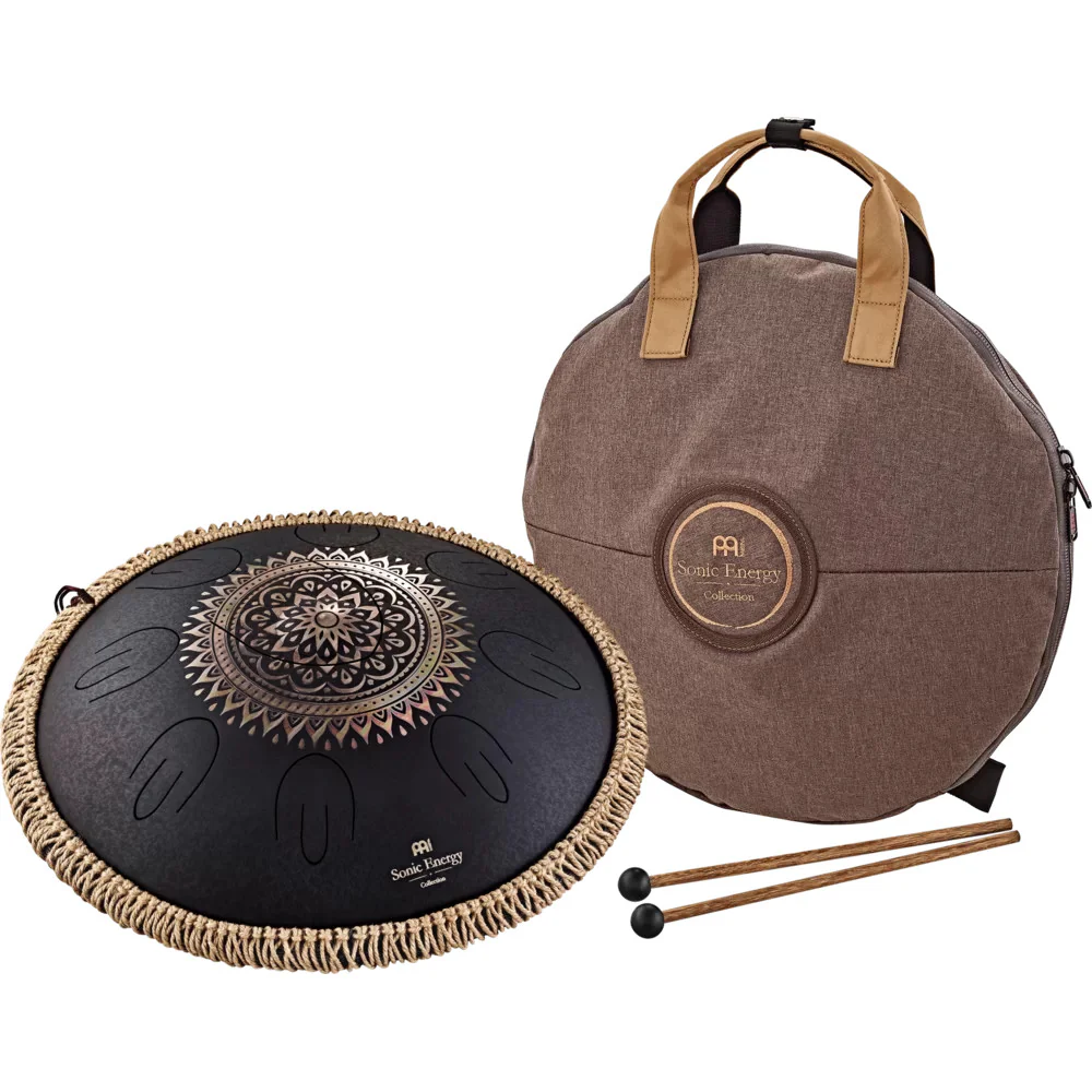 Meinl Sonic Energy Octave Steel Tongue Drum D Kurd Black Engrave - Image 7
