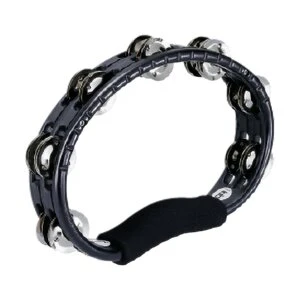 Meinl Traditional ABS Tambourine steel jingles - noir