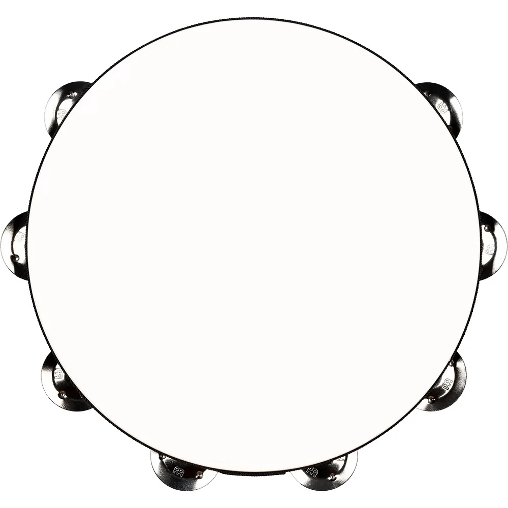 Meinl Traditional Goatskin Wood Tambourine 1 row stainless steel - Image 2