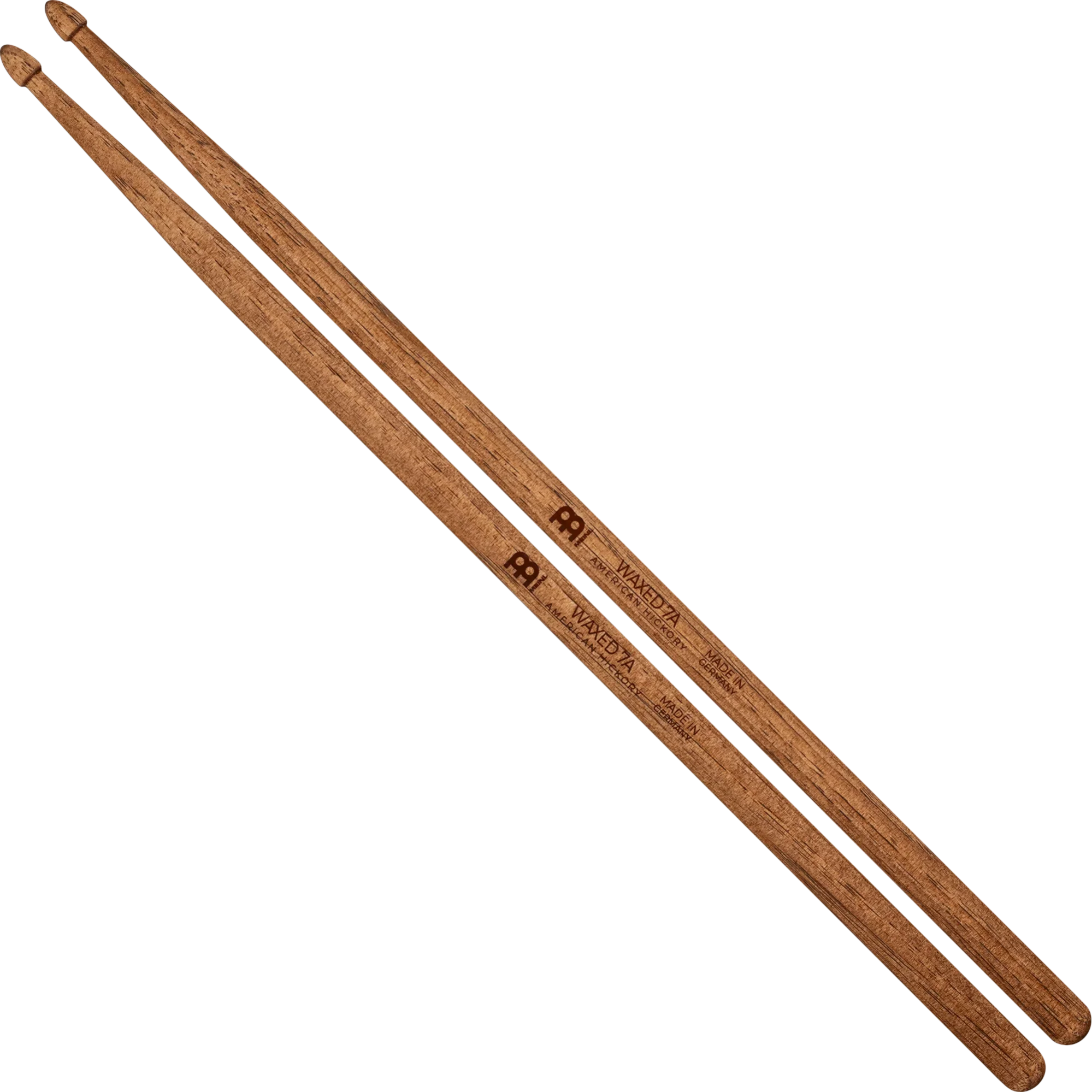 Meinl Waxed 7A Drumstick Hickory Heavy Acorn tip Pair