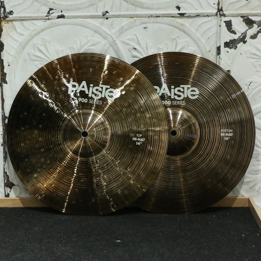 Paiste 900 Natural Hi-Hat Cymbals 14in (832/1112g)