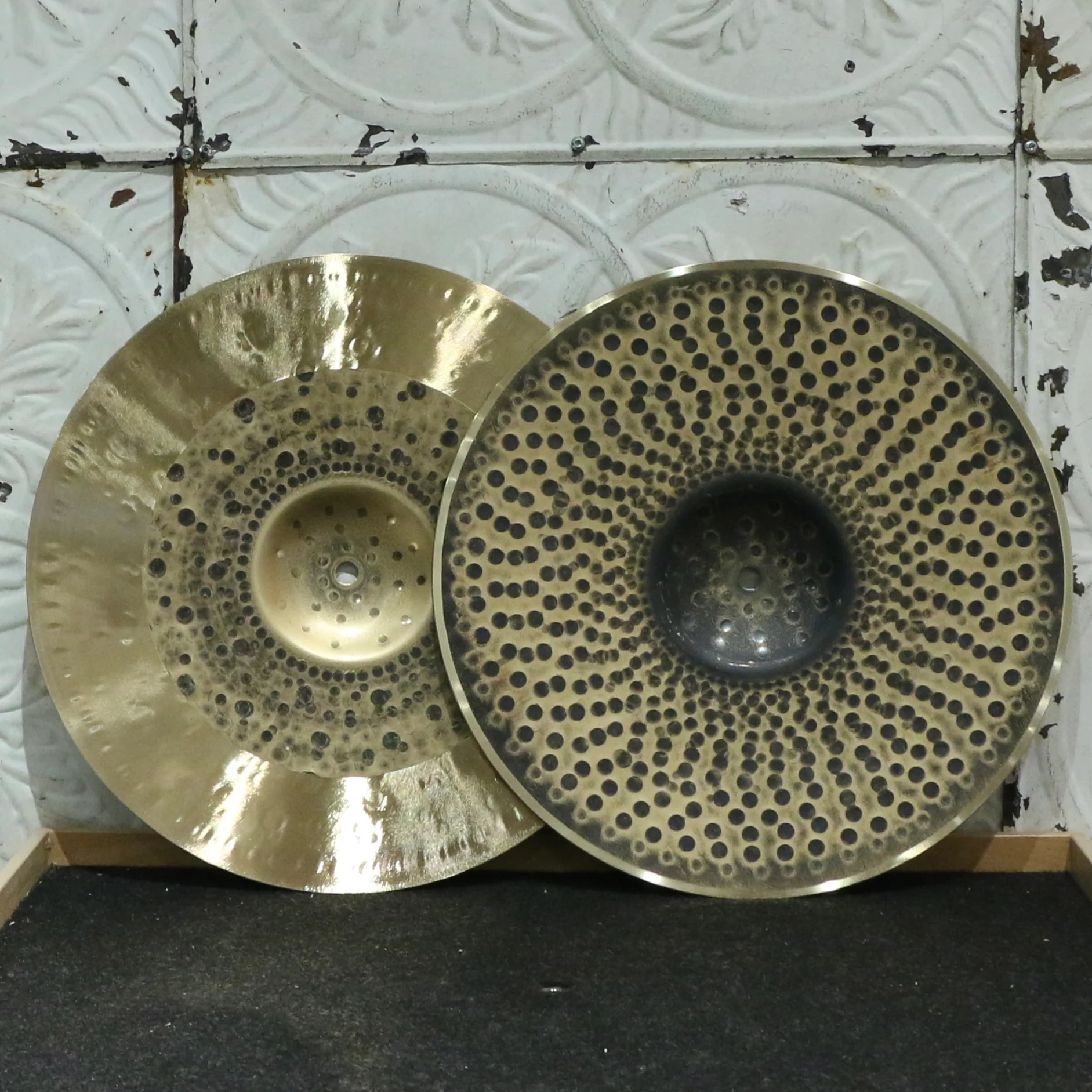 Paiste Signature Dark Energy Hi-hats 14in (954/1436g) - Image 2