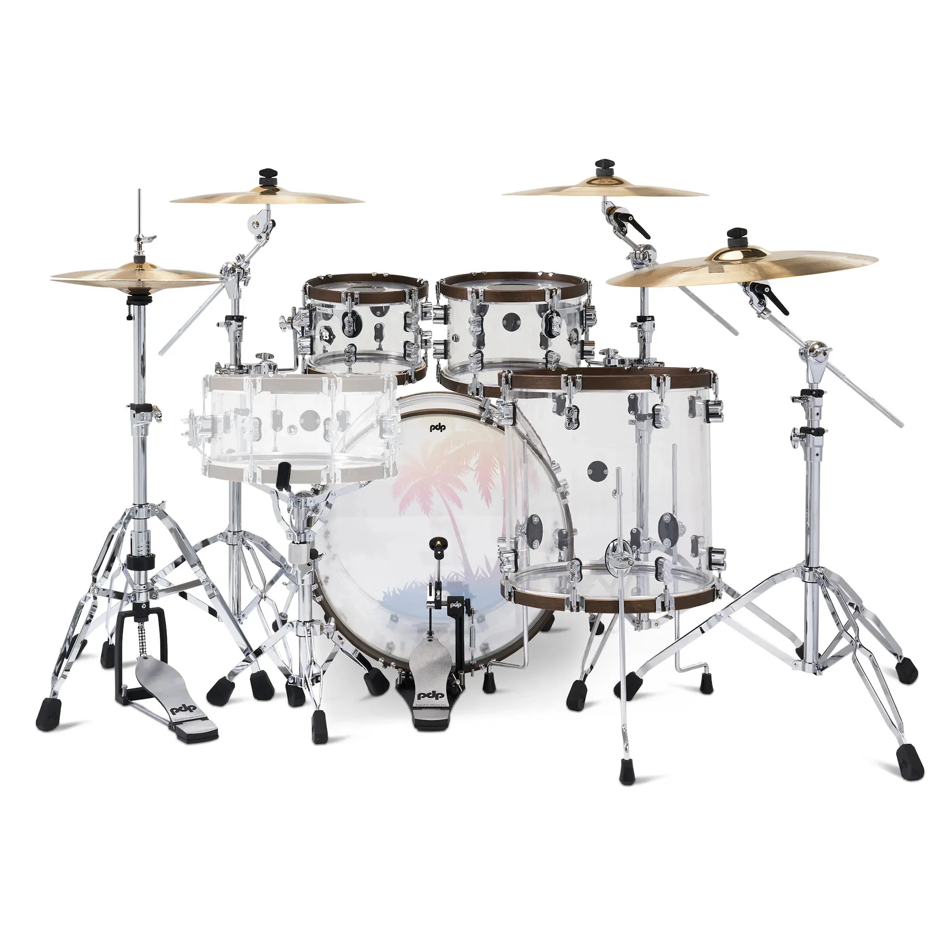 PDP 25th Anniversary Acrylic Drum Kit 22-10-12-16in - Image 3
