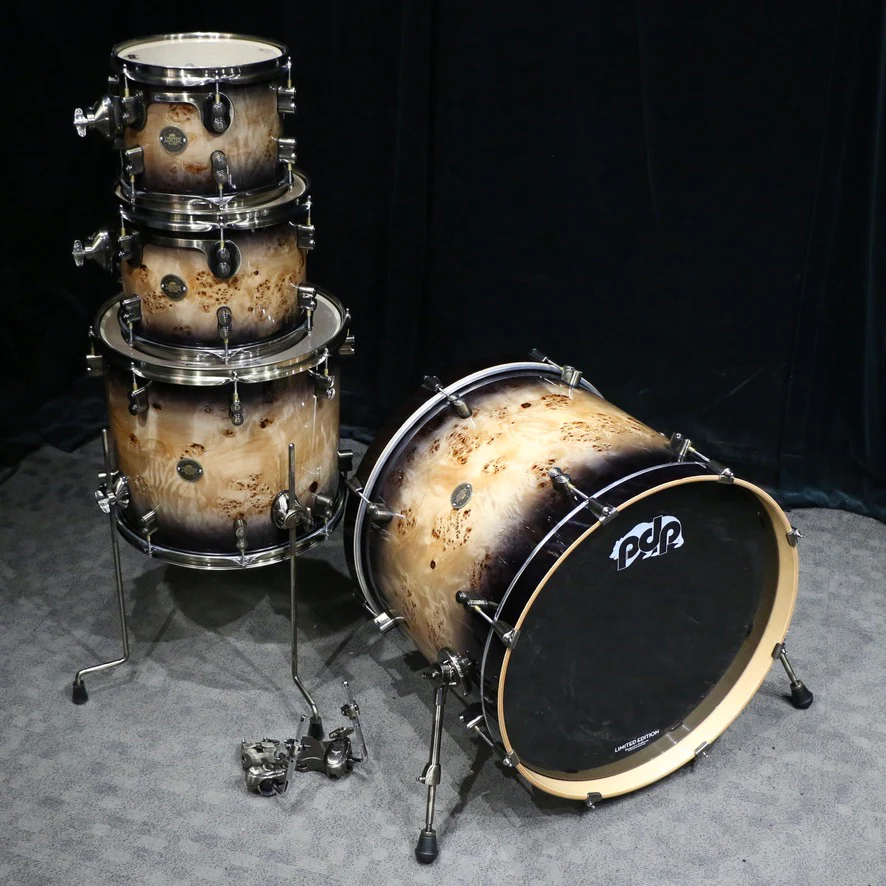 PDP Concept Maple 2023 Limited Edition Drumkit in Mapa Burl - Image 4