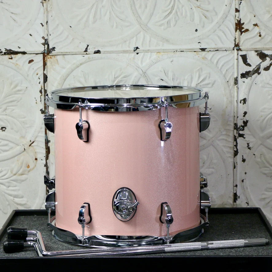 PDP New Yorker Drumset 16-10-13+14in - Pale Rose Sparkle - Image 6