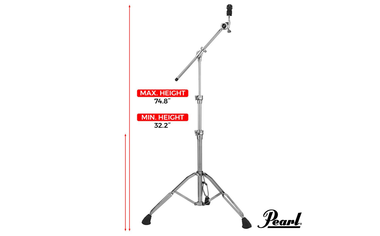 Pearl B1030 Boom Cymbal Stand - Image 5