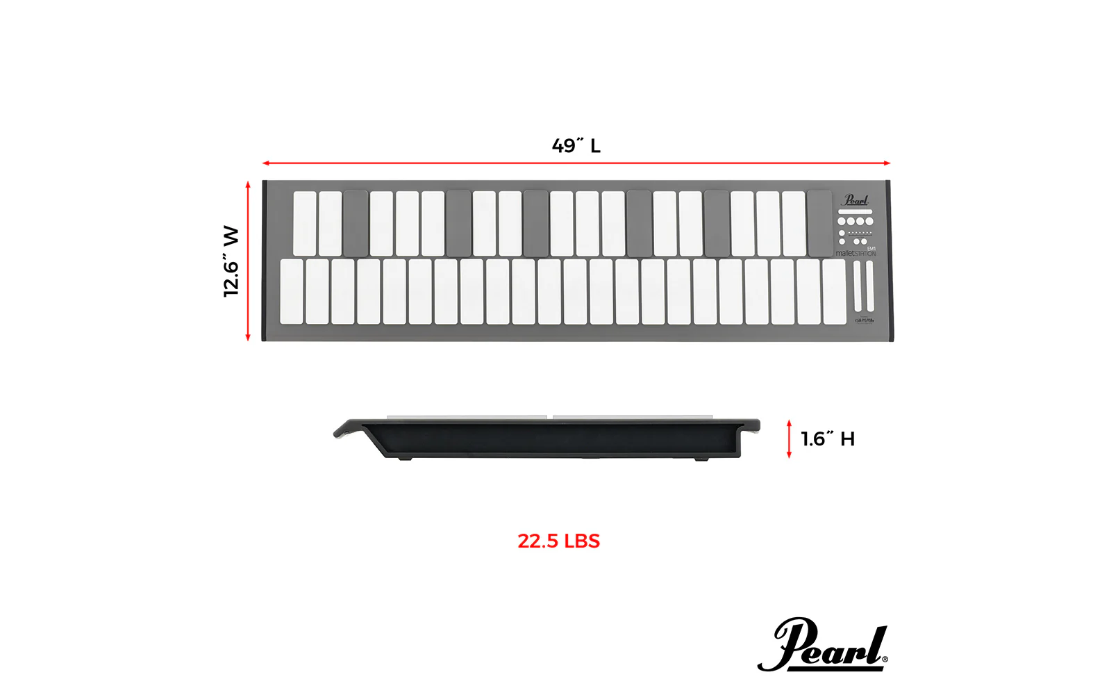 Pearl malletSTATION 3.0 Oct Adjustable Range Electronic Mallet C - Image 5