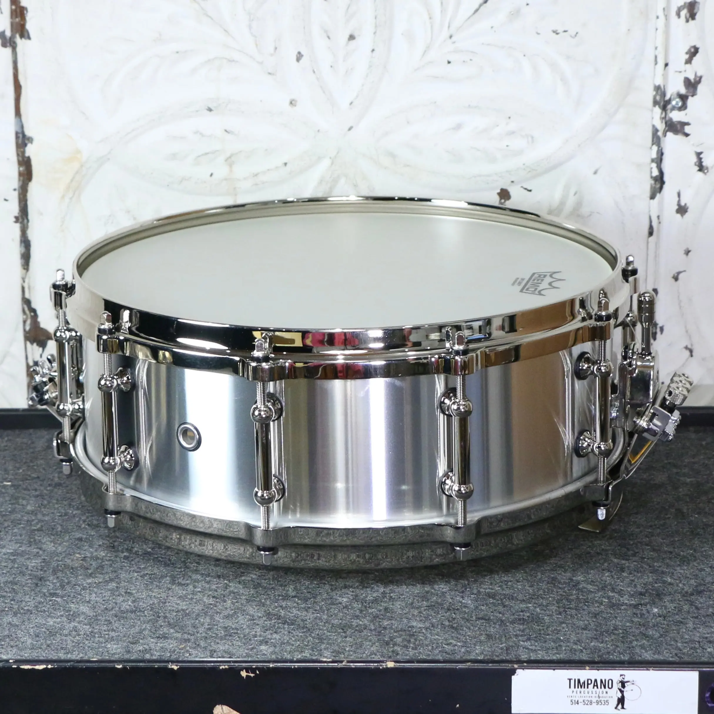 Pearl Philharmonic Series Concert Snare Drum Cast Aluminum 14X5in - Image 2
