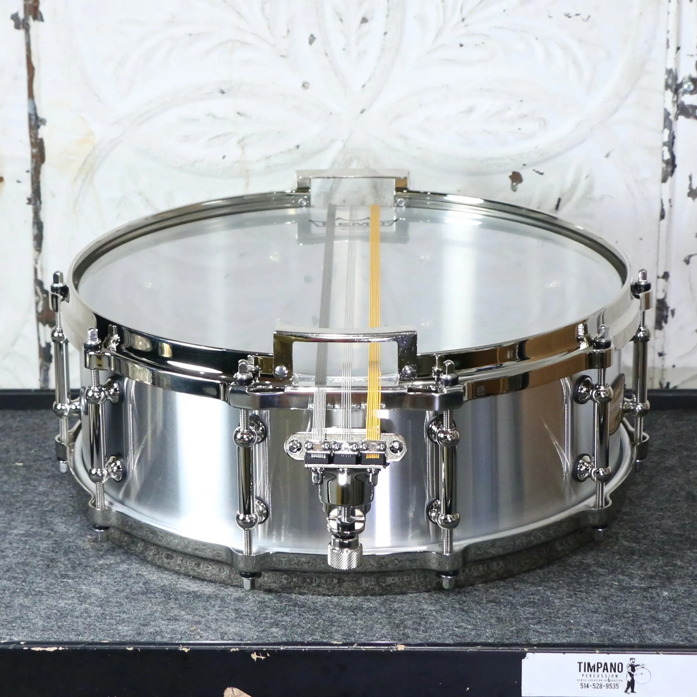 Pearl Philharmonic Series Concert Snare Drum Cast Aluminum 14X5in - Image 4