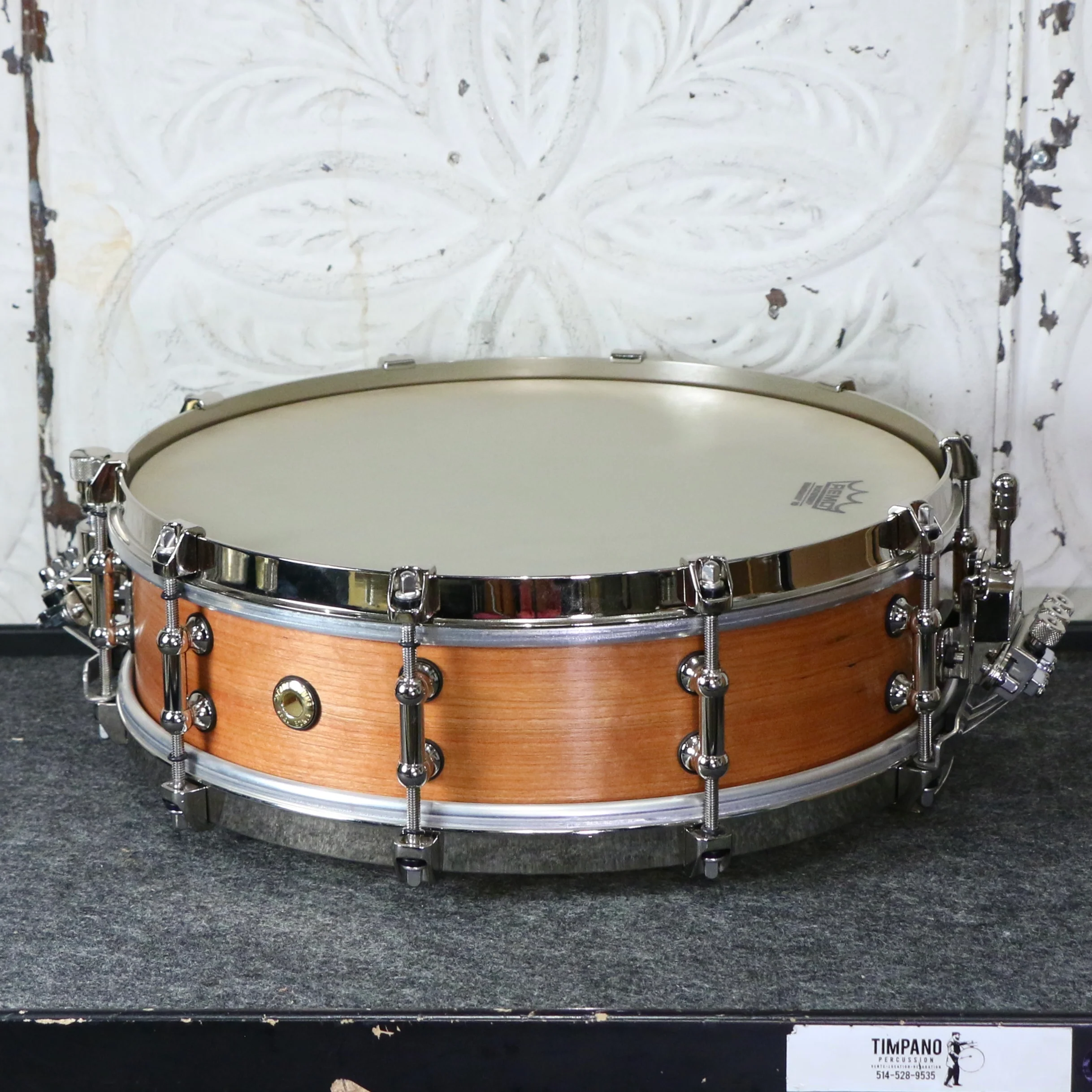Pearl Philharmonic Series Concert Snare Drum Solid USA Cherry 14X4in - Image 2