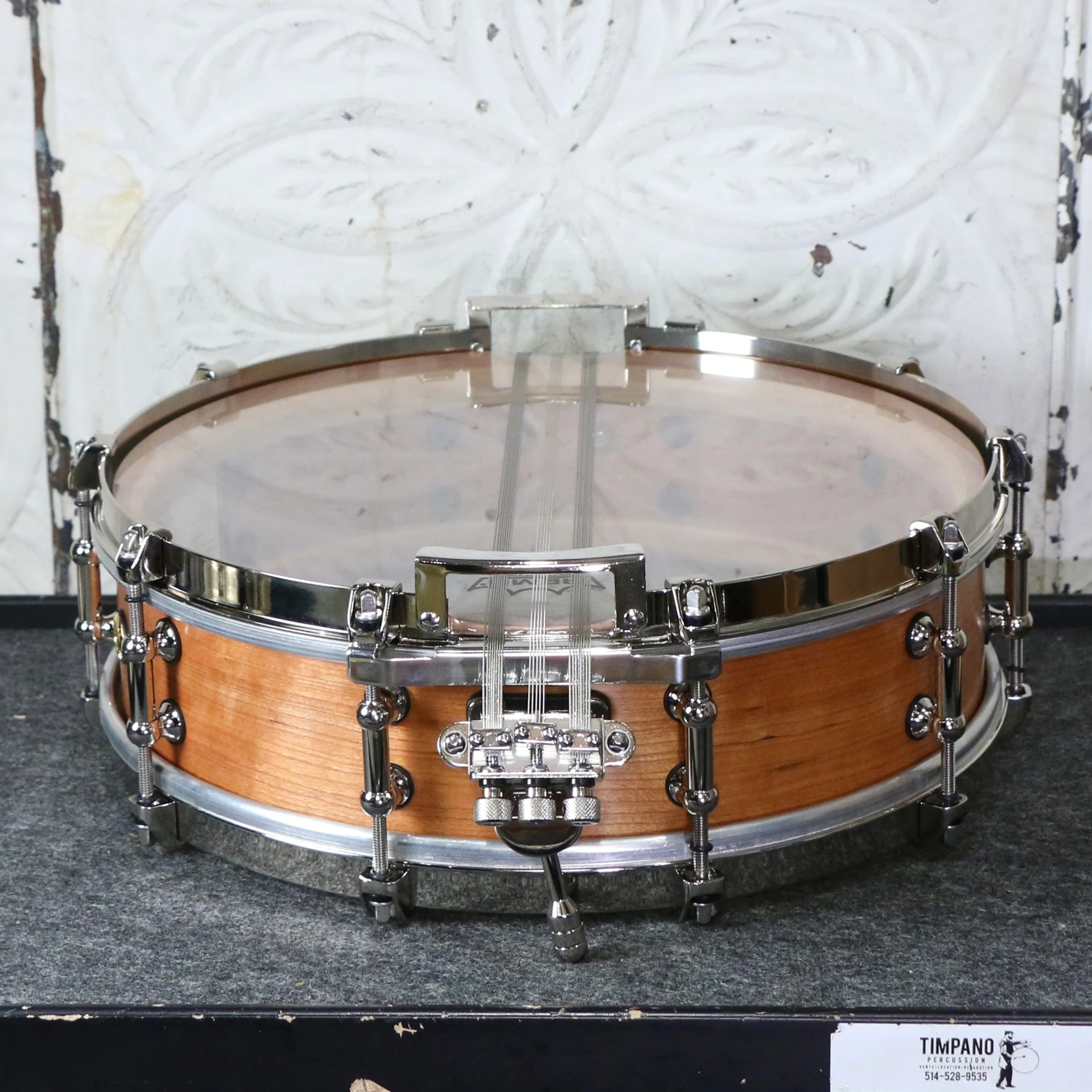 Pearl Philharmonic Series Concert Snare Drum Solid USA Cherry 14X4in - Image 3