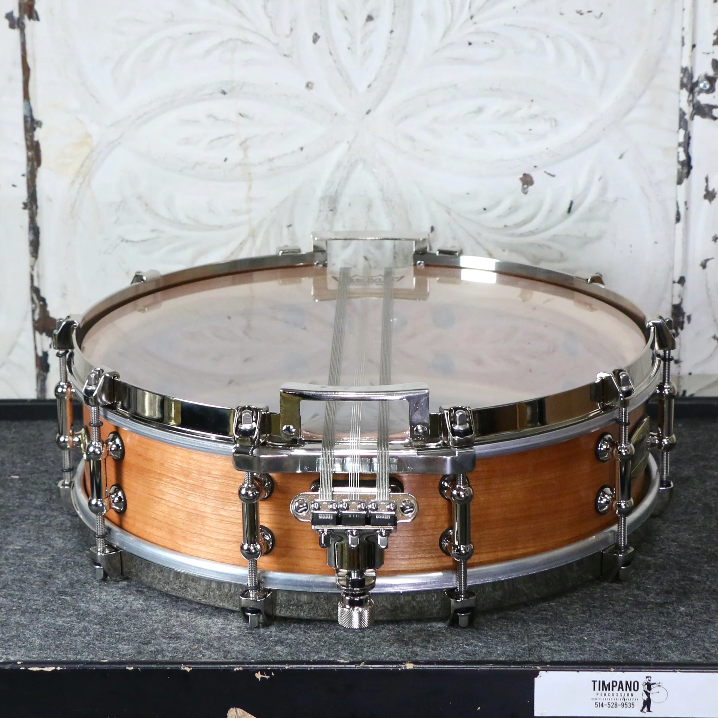 Pearl Philharmonic Series Concert Snare Drum Solid USA Cherry 14X4in - Image 4