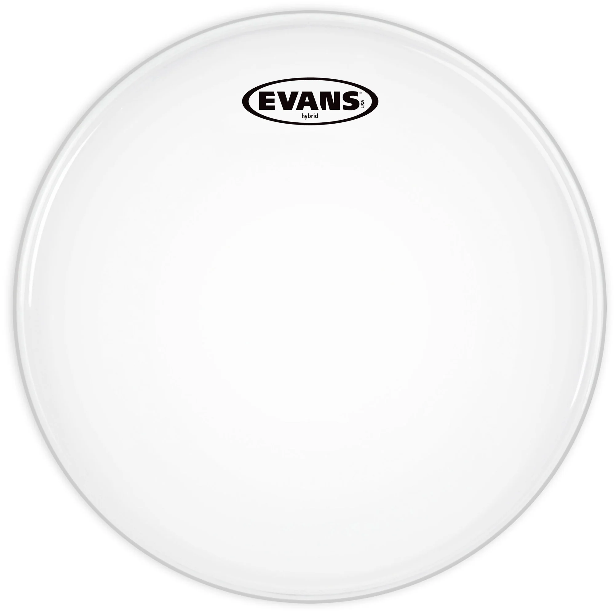 Evans Hybrid White Marching Snare Drumhead 13in