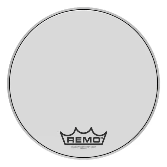 Peau de grosse caisse de parade Remo Ambassador Smooth 18po