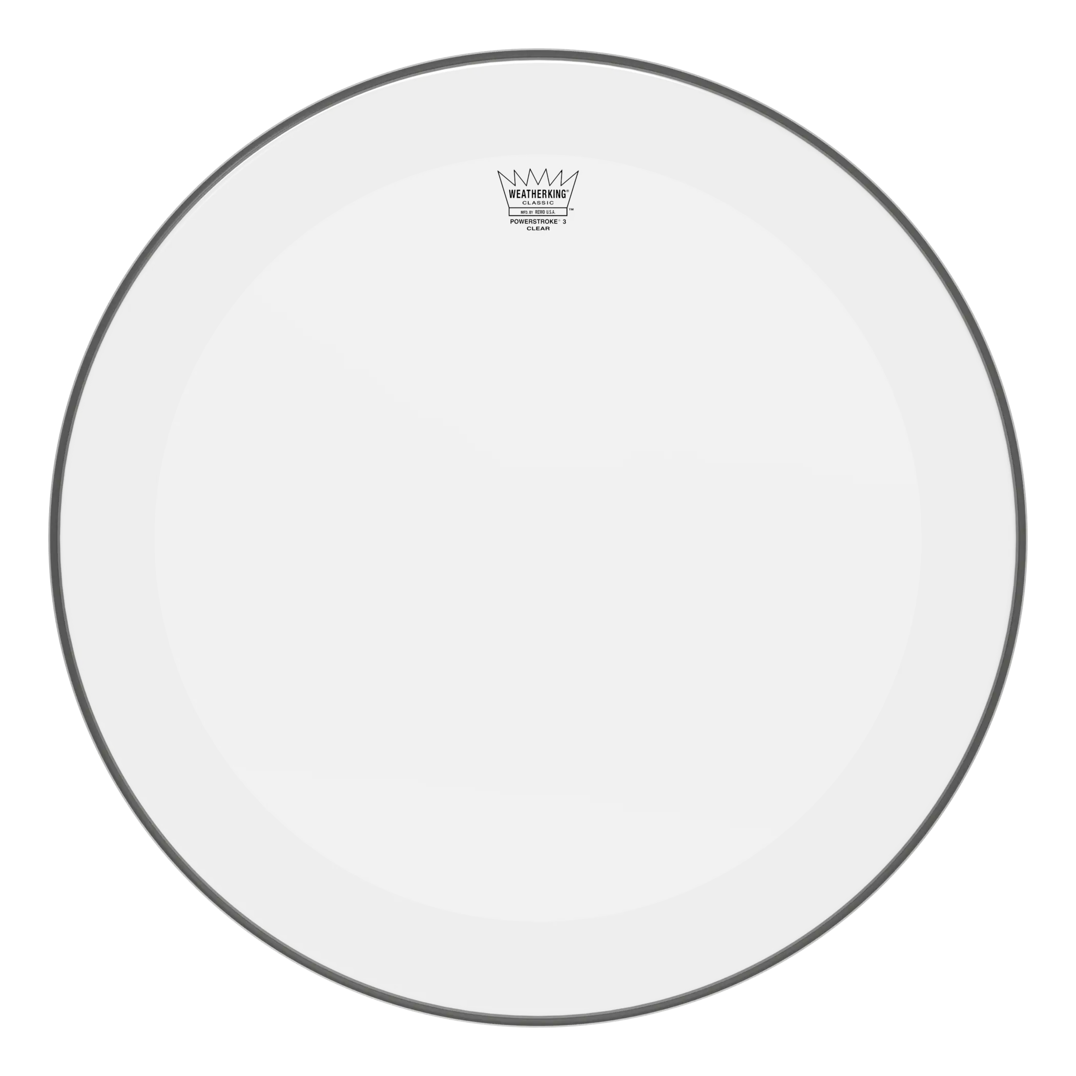 Remo Powerstroke P3 Classic Fit Clear Bass Drumhead, 22in