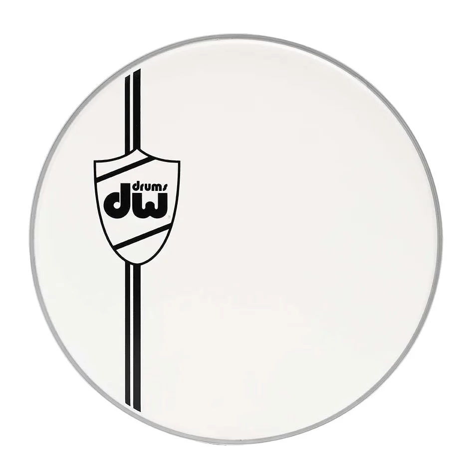 DW 20in COATED WHITE BASS DRUM HEAD CLASSIC