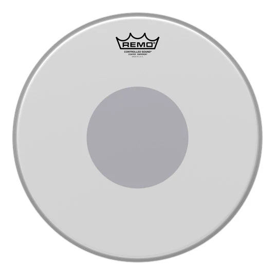 Remo Batter CONTROLLED SOUND EMPEROR Coated 14in BLACK DOT on bottom