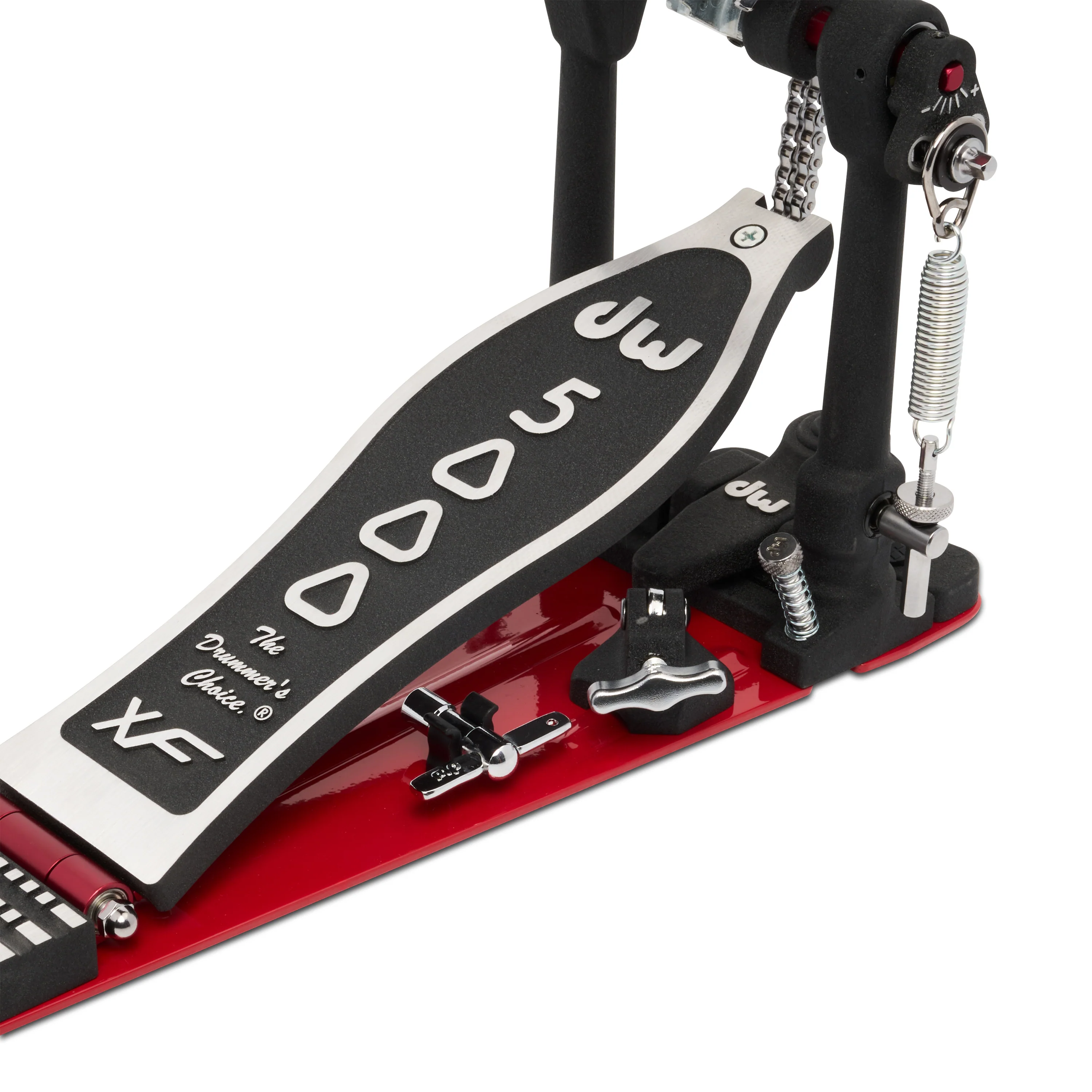 Pédale de grosse caisse simple DW 5000 Accelerator Extended Footboard - Image 6