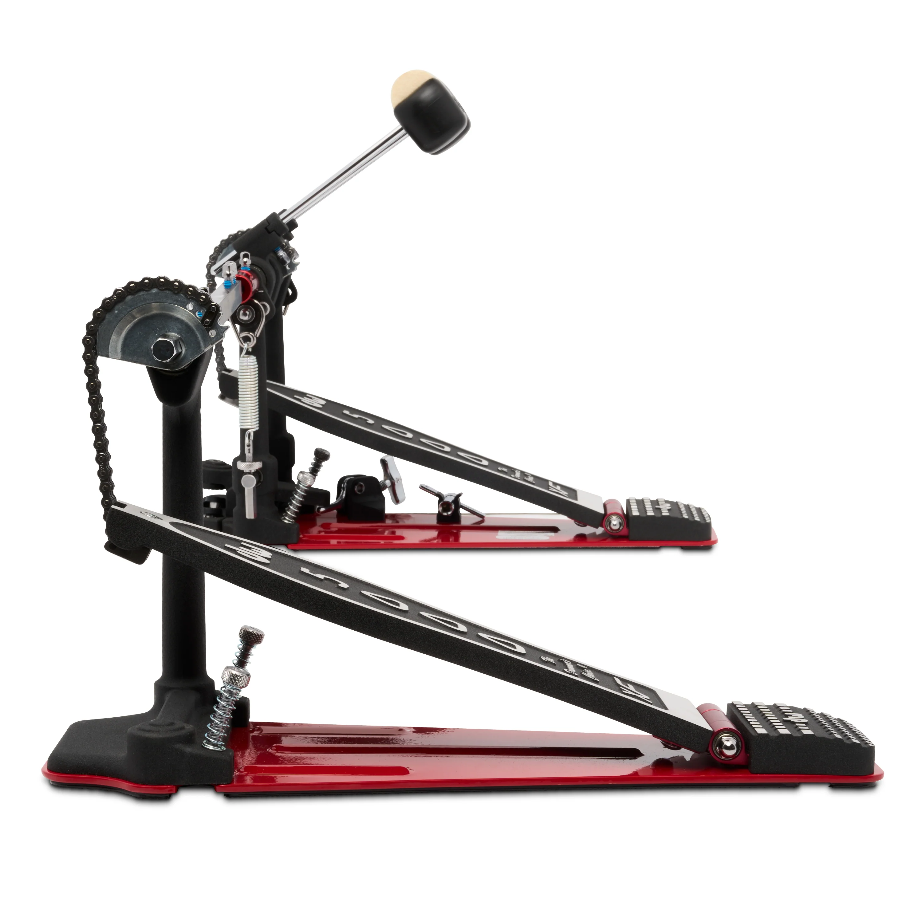 DW 5002 Double Bass Pedal XF Accelerator Extended Footboard - Image 7
