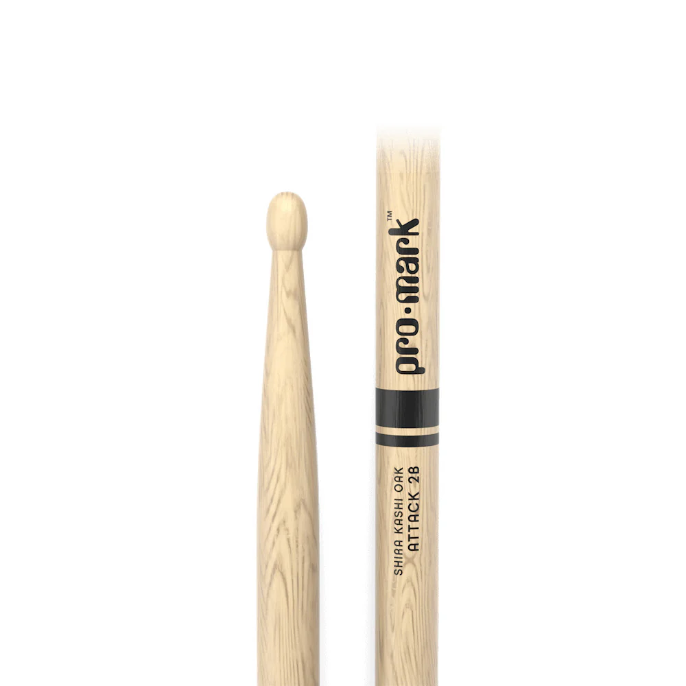 ProMark Attack 2B Drum Sticks - Shira Kashi Oak - Image 2