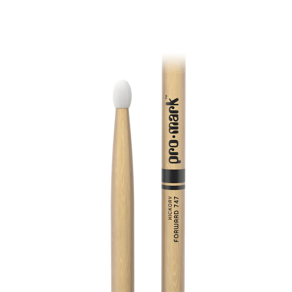 ProMark Hickory 747 Rock Drum Sticks - nylon - Image 2