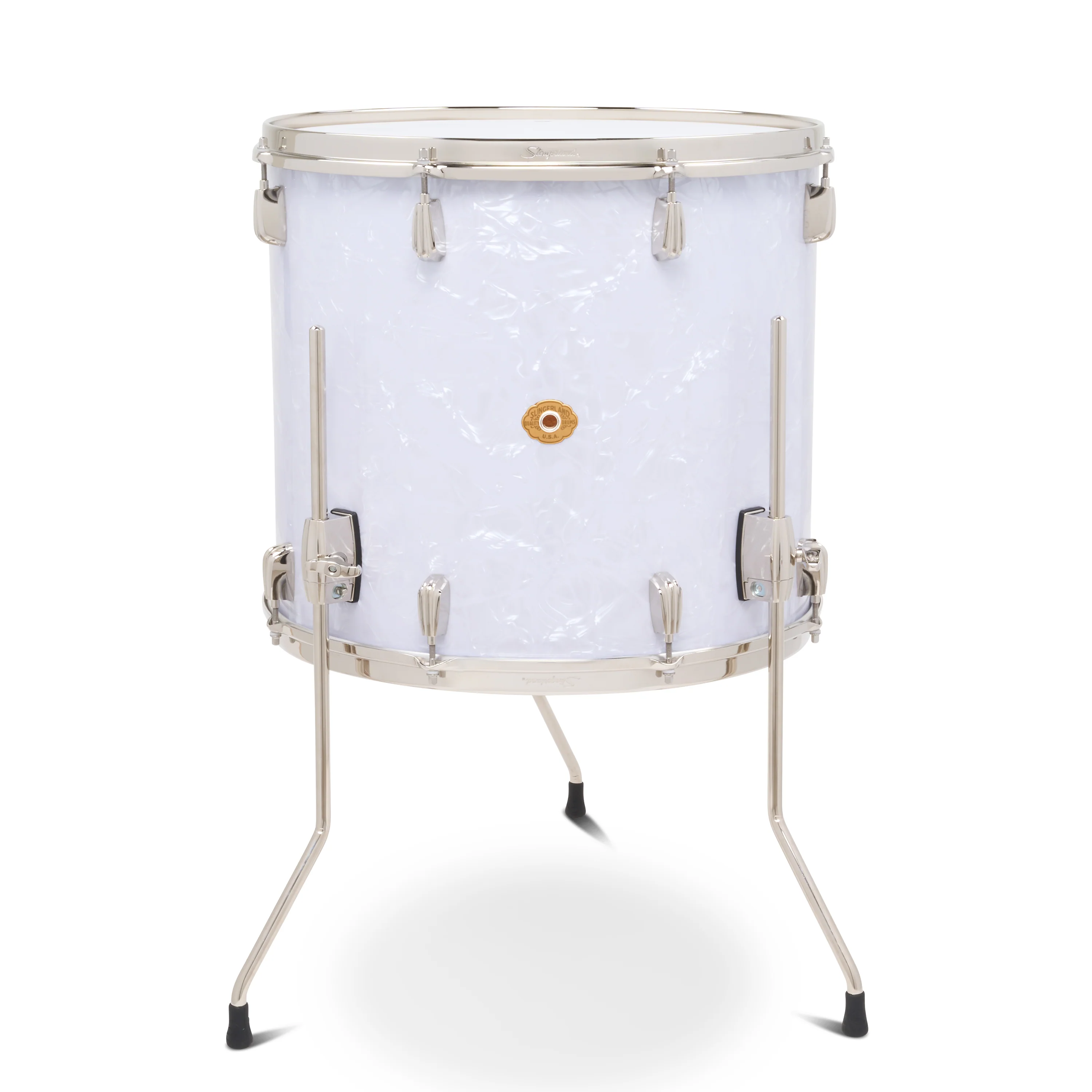 Slingerland Radio King Floor Tom 18x16in - White Marine Pearl Wrap