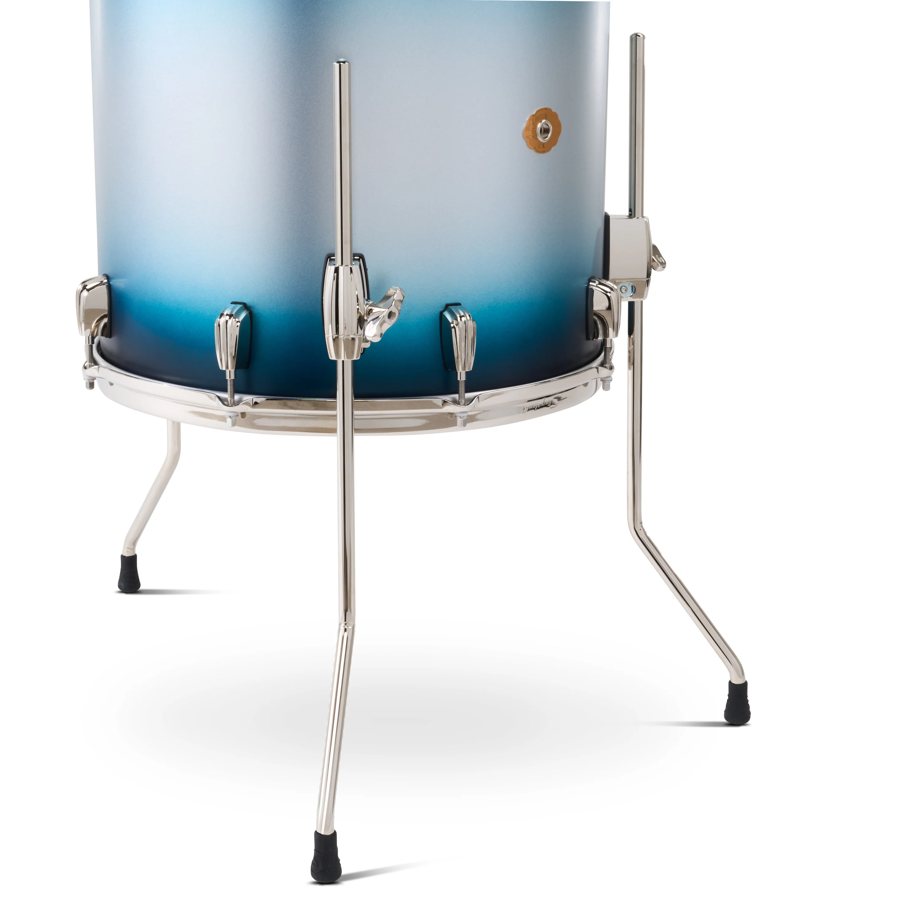 Slingerland Radio King Outfit Drum Kit 20-12-14in - Blue and Silver Lacquer - Image 6