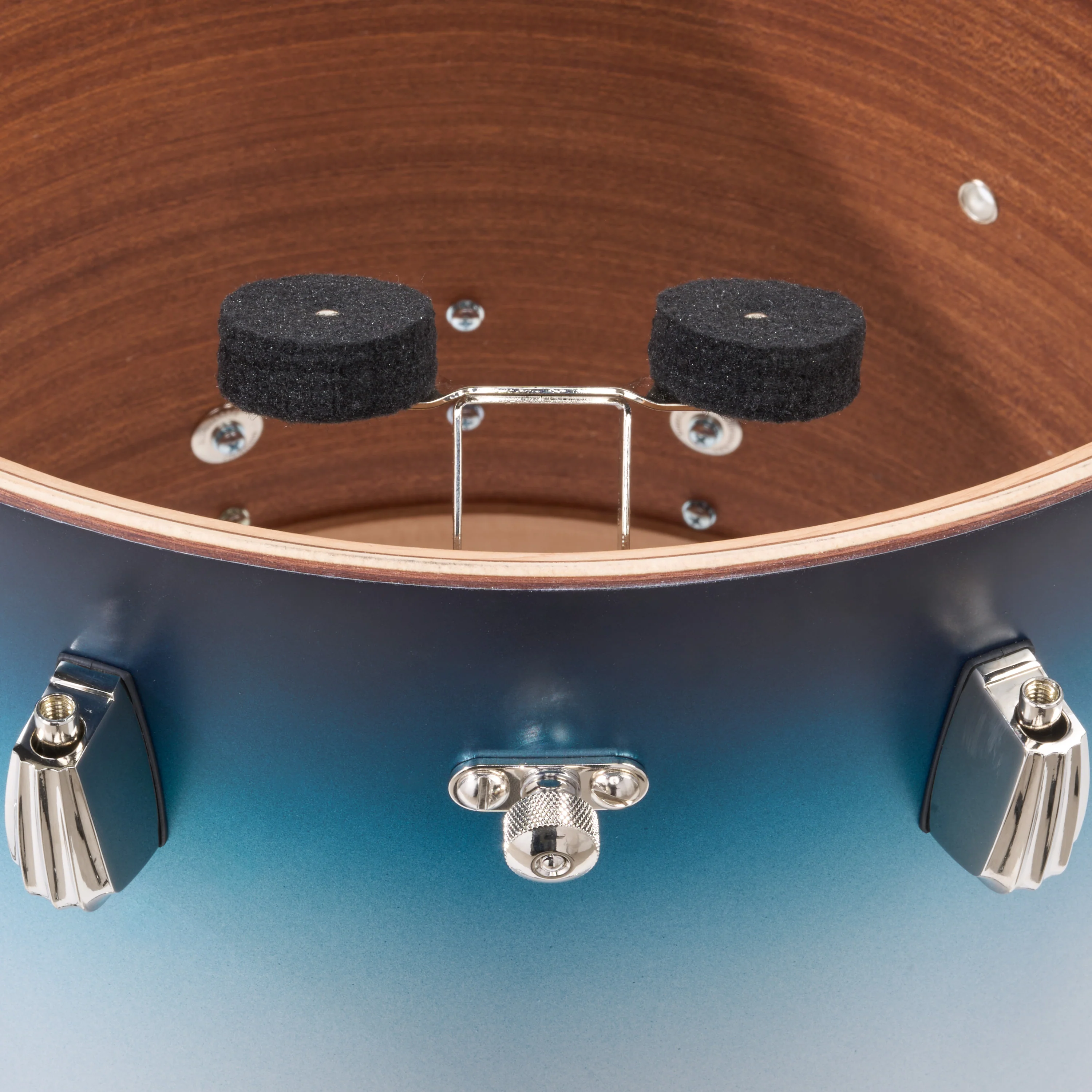 Slingerland Radio King Outfit Floor Tom 14x14in - Blue and Silver Lacquer - Image 3