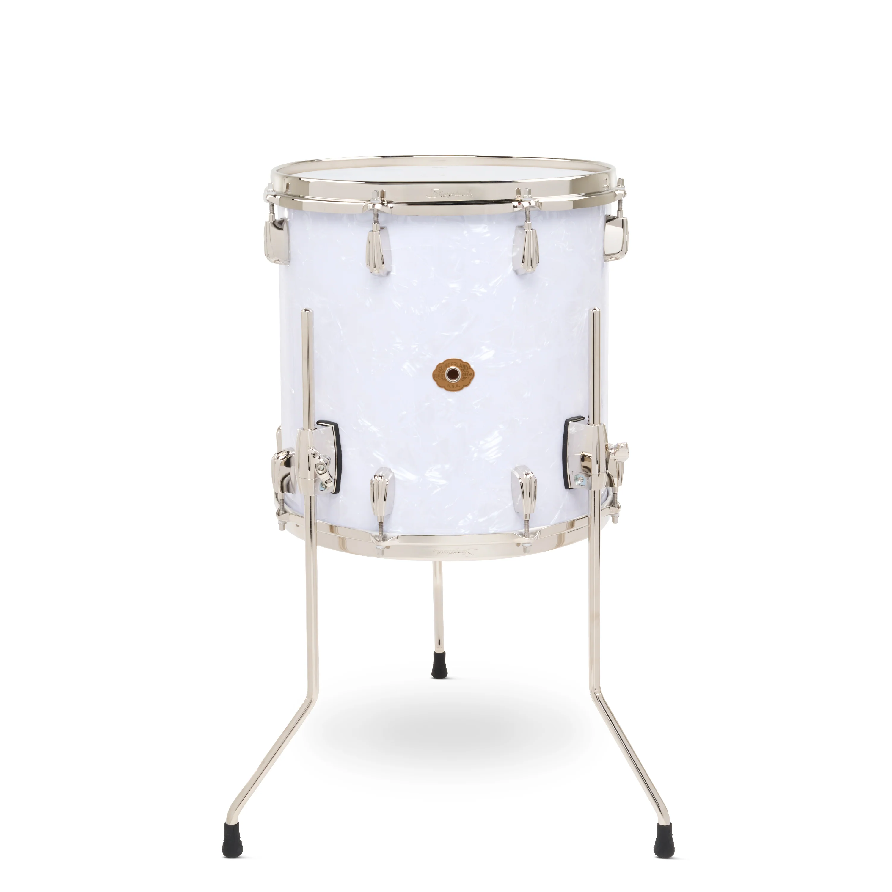 Slingerland Radio King Floor Tom 14x14in - White Marine Pearl Wrap