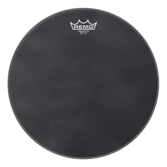 Remo Ambassador Black Suede Snare Side Head 14in