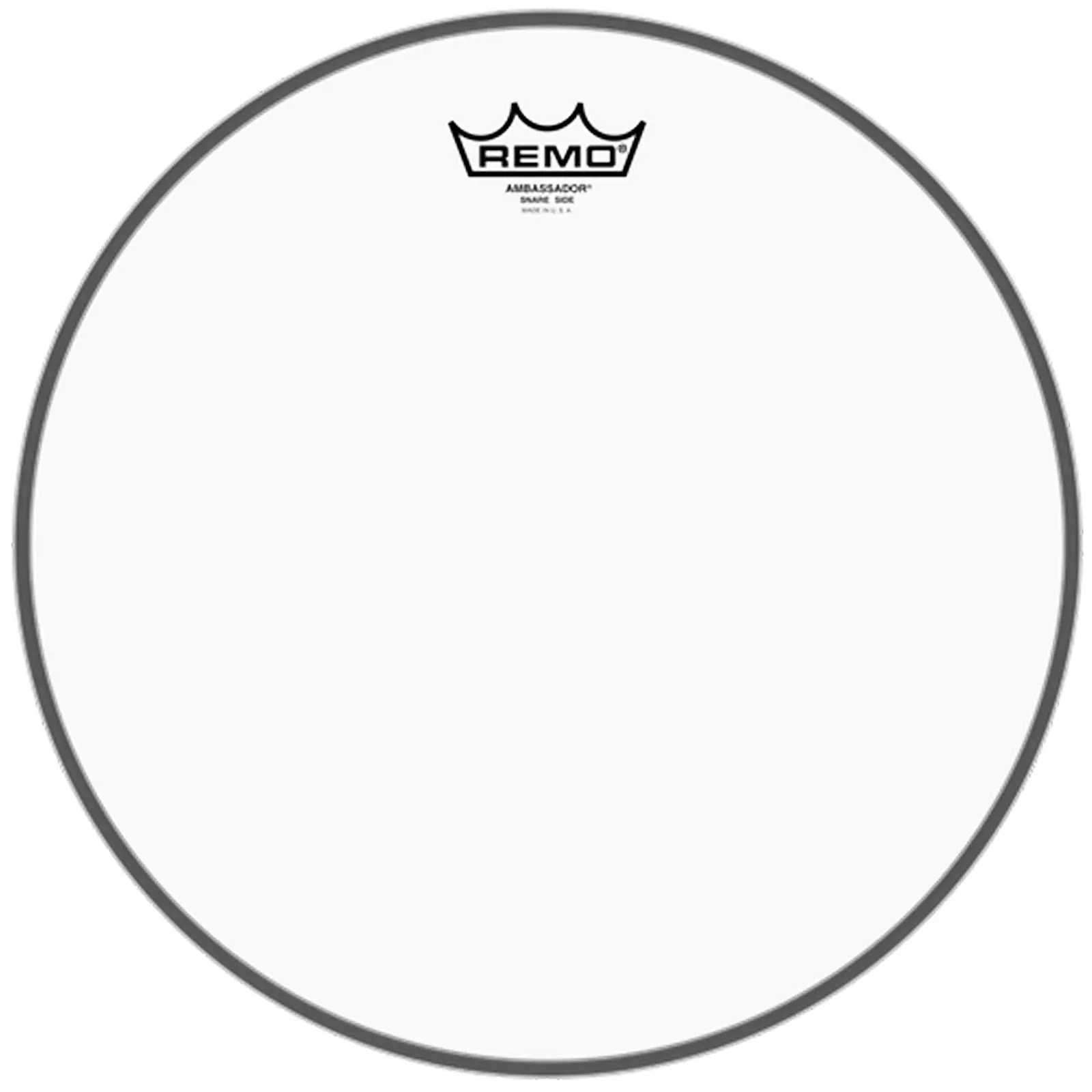 Remo Ambassador Snare Side Clear 14in - No Collar