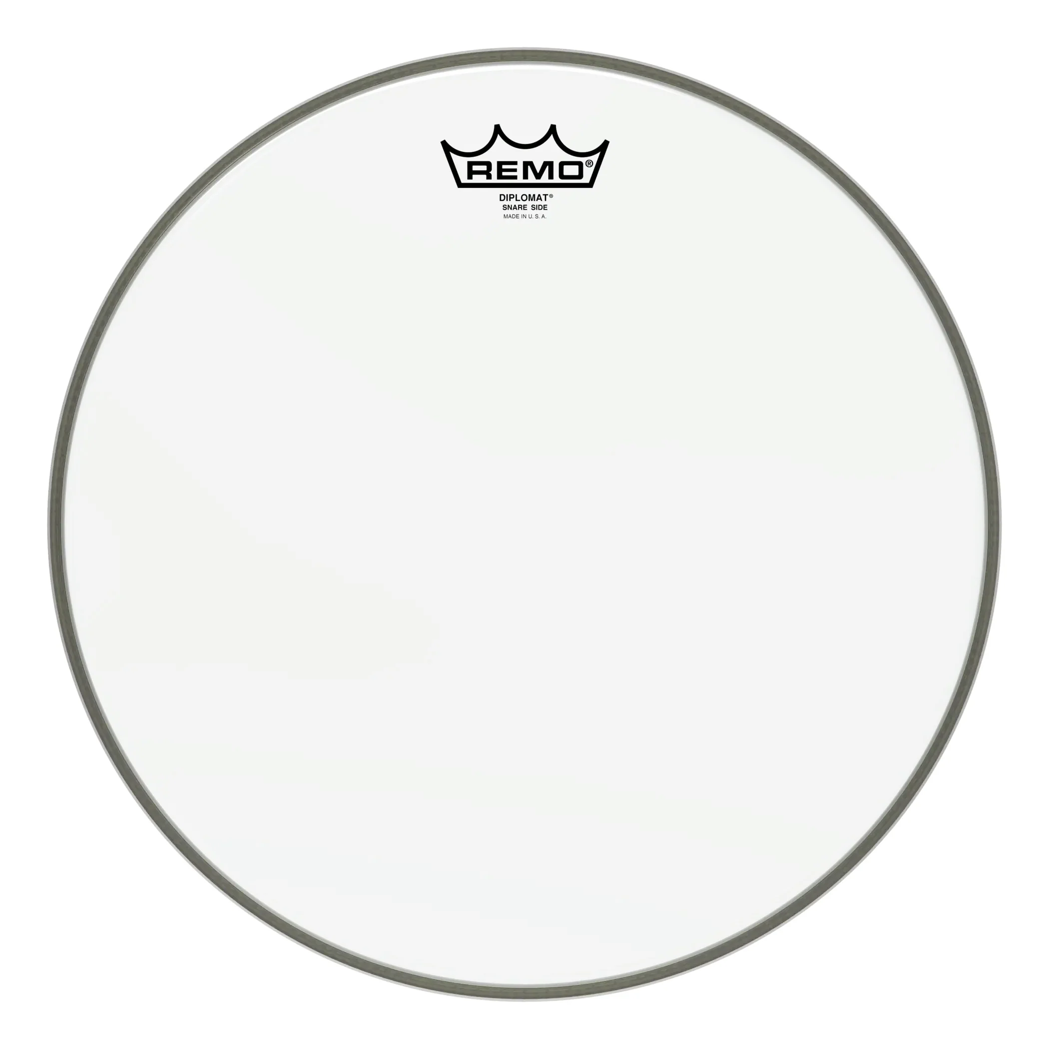 Remo Diplomat Hazy Snare Side