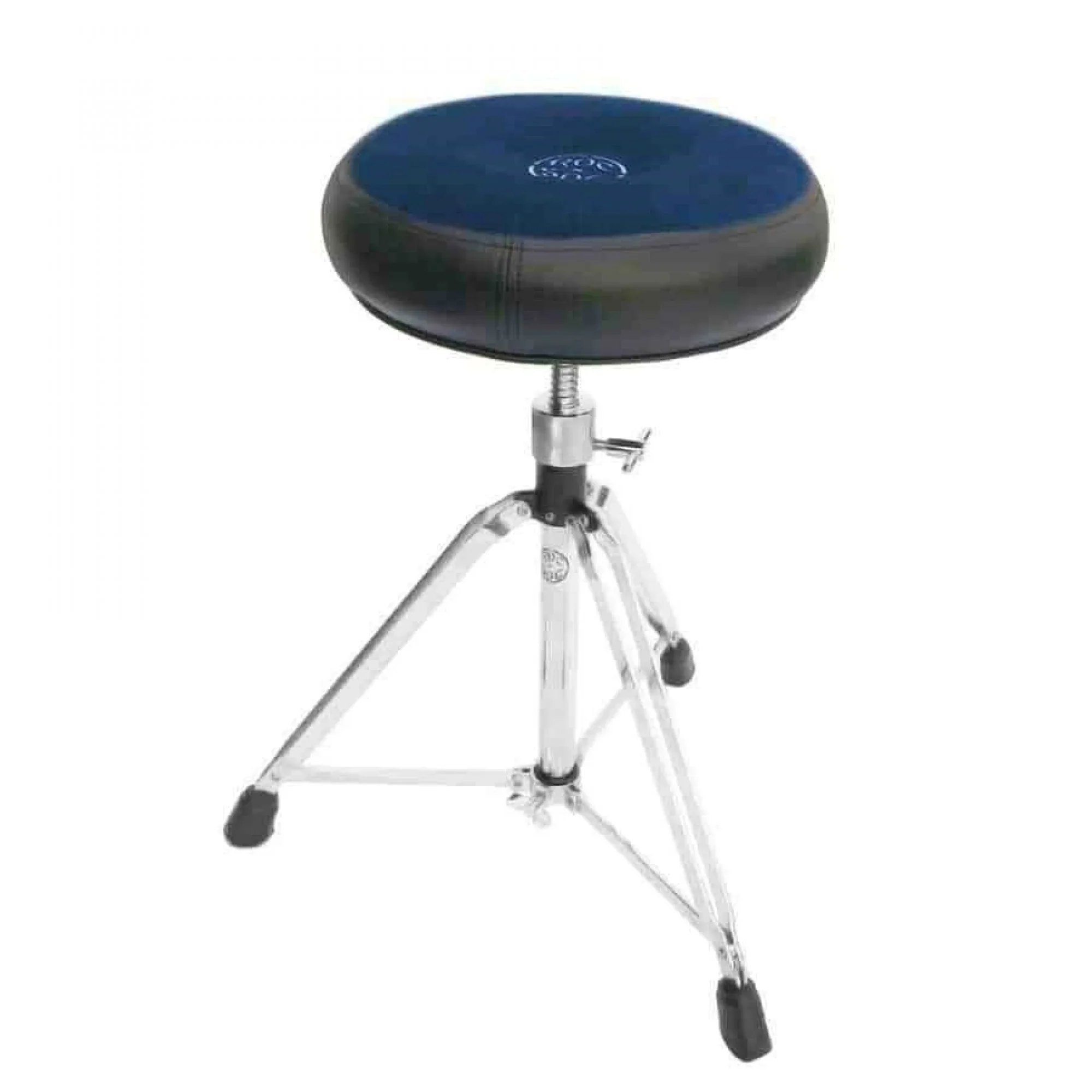 Roc-N-Soc Hydraulic Round Drum Throne Blue