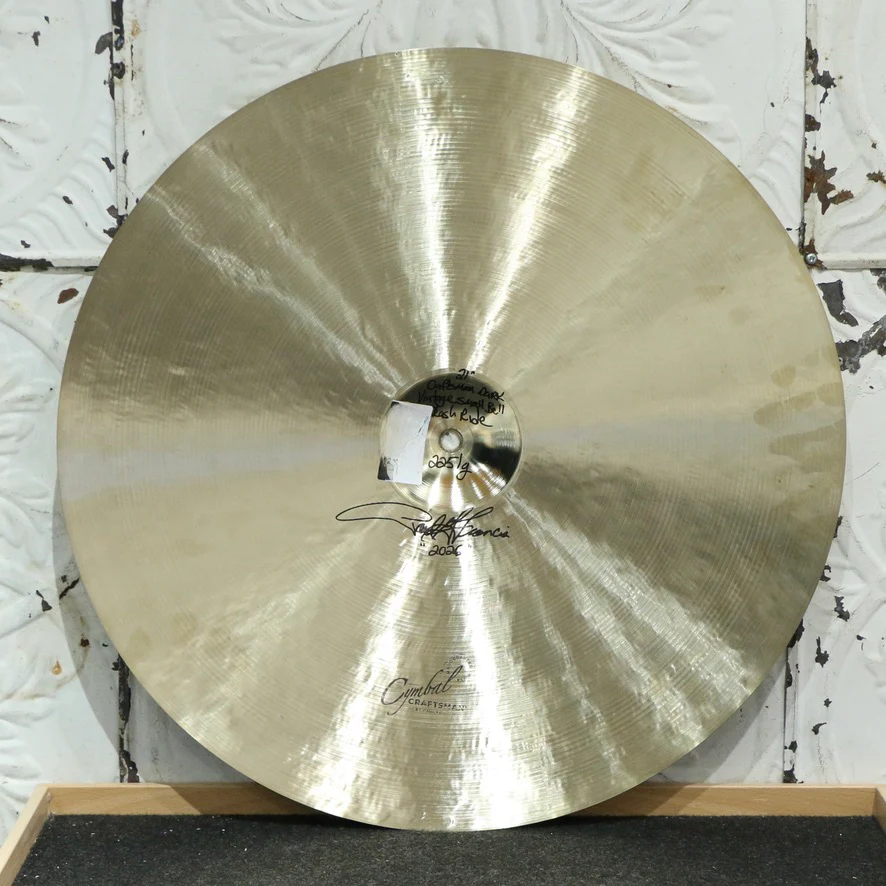 Cymbal Craftsman Dark Vintage Small Bell Ride 21in (2251g) - Image 2