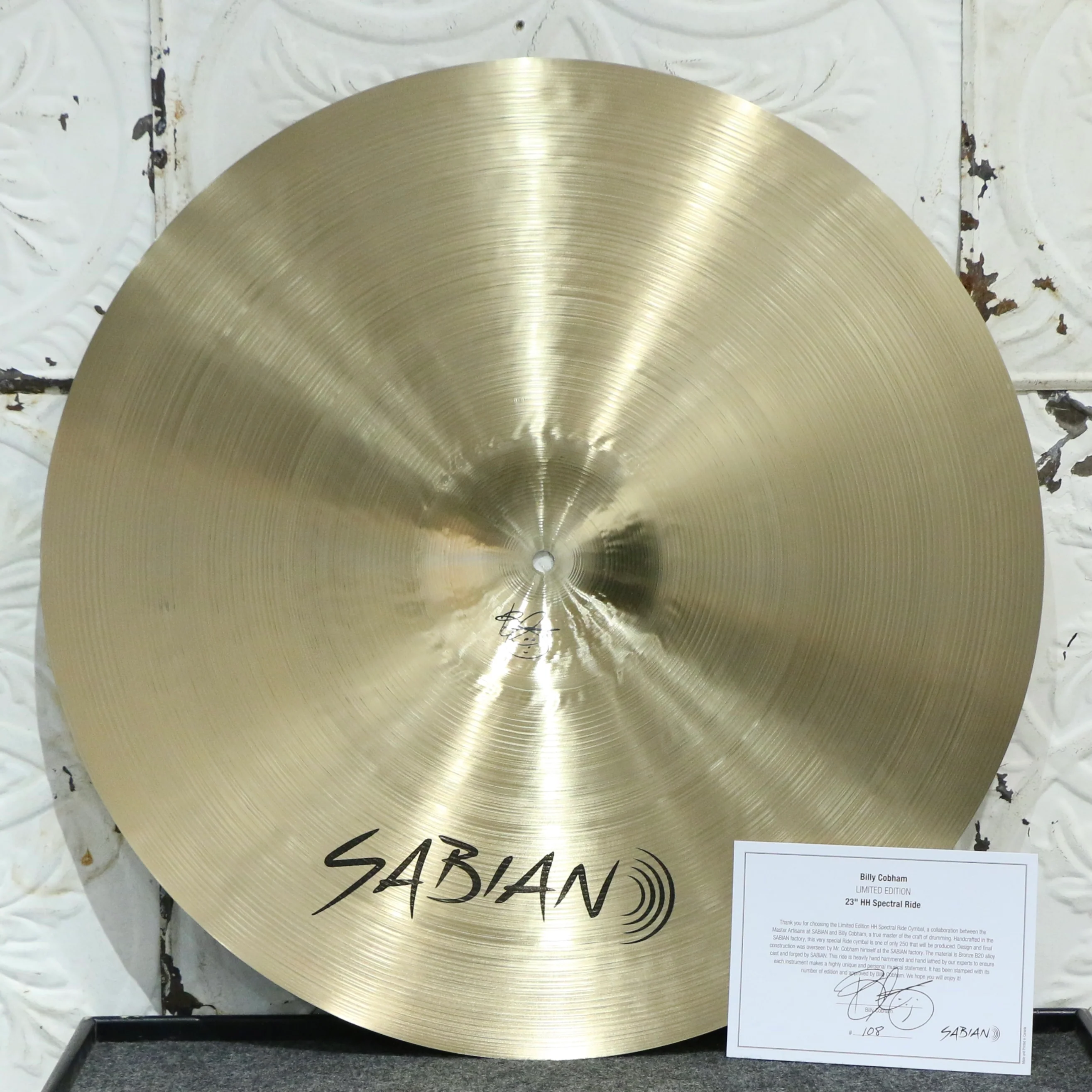 Sabian HH Billy Cobham Spectral Limited Ride #108 23in (3558g) - Image 2