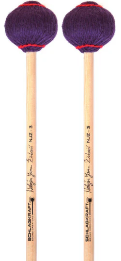 SchlagKraft Zivkovic NJZ-3 Marimba Mallets - medium-soft, cedar