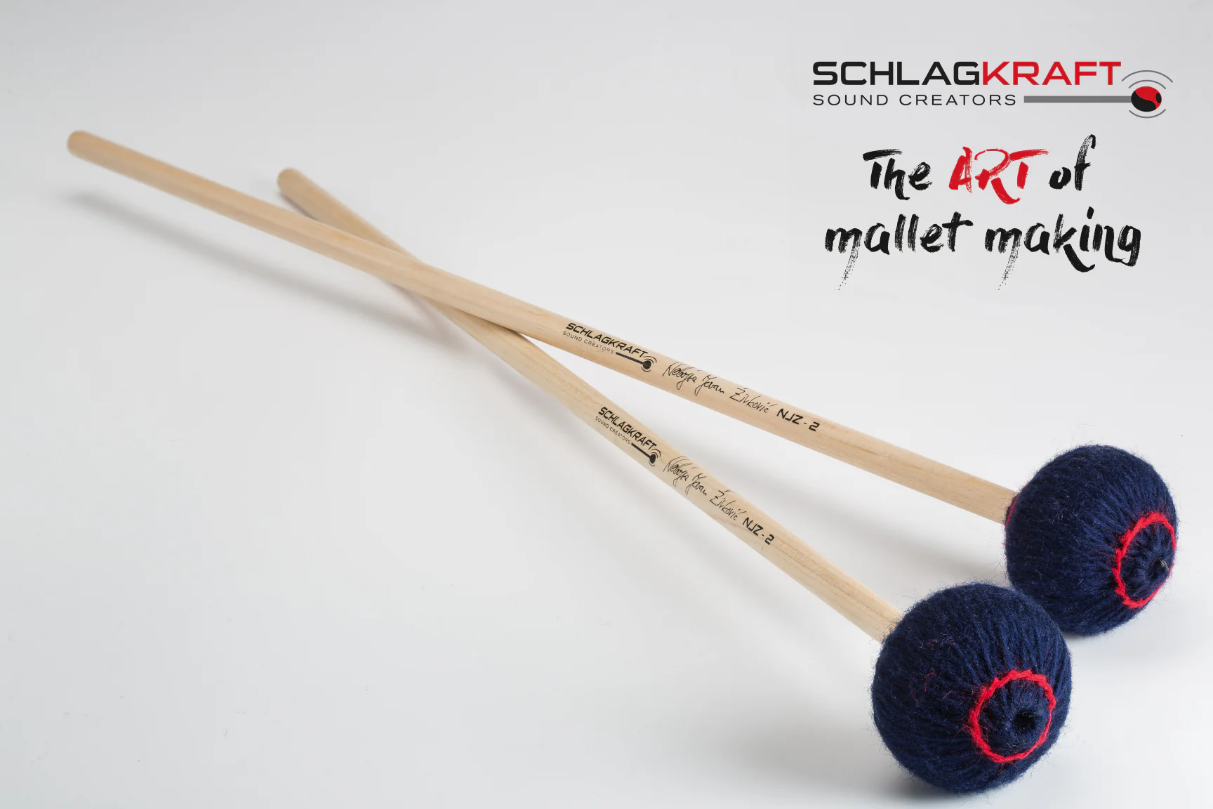 Schlagkraft Zivkovic NJZ-2 Marimba Mallets - soft, cedar - Image 2