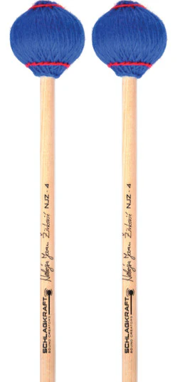 SchlagKraft Zivkovic NJZ-4R Marimba Mallets - medium, rattan