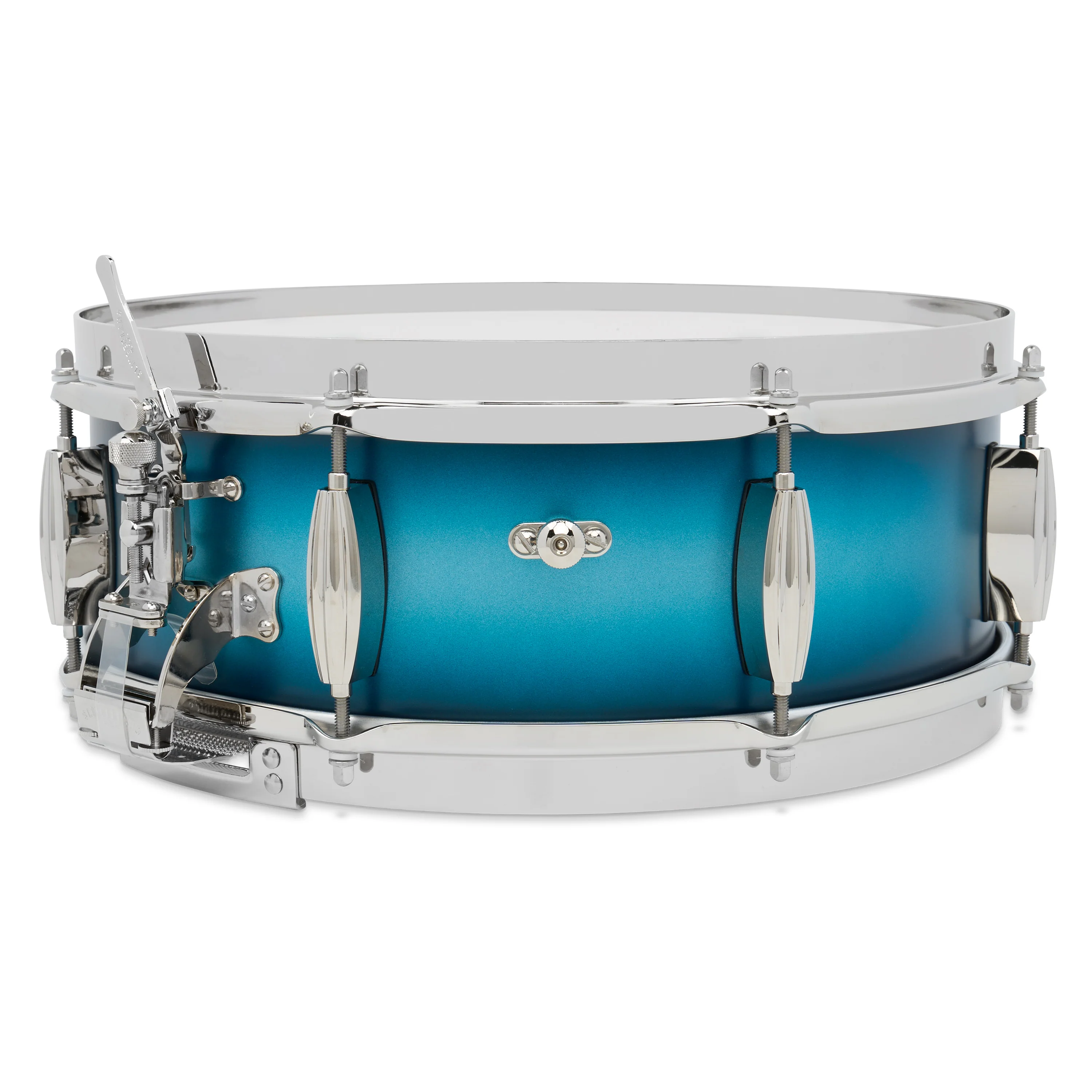 Slingerland LE Radio King Snare Drum 5x14in Blue & Silver - Image 9