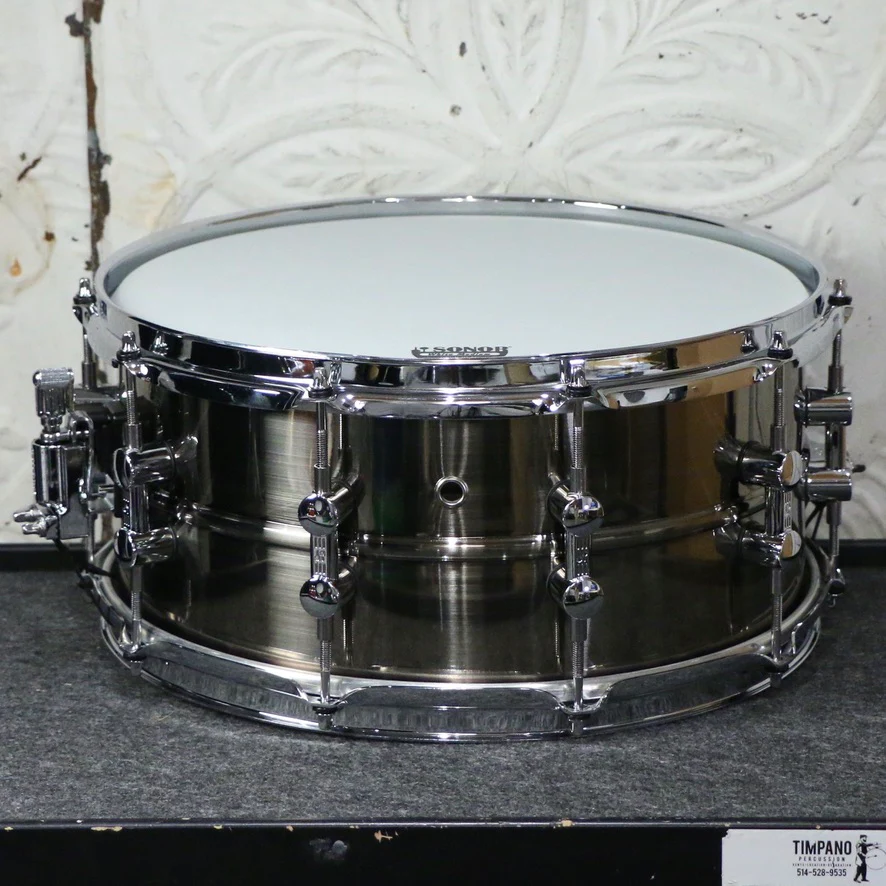 Sonor Kompressor Snare Drum Brass 14X6.5in - Image 2
