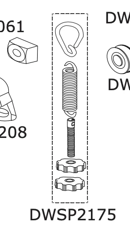 DW SP2175 SPRING ASSMBLY - DW 2000 AND PDP 500