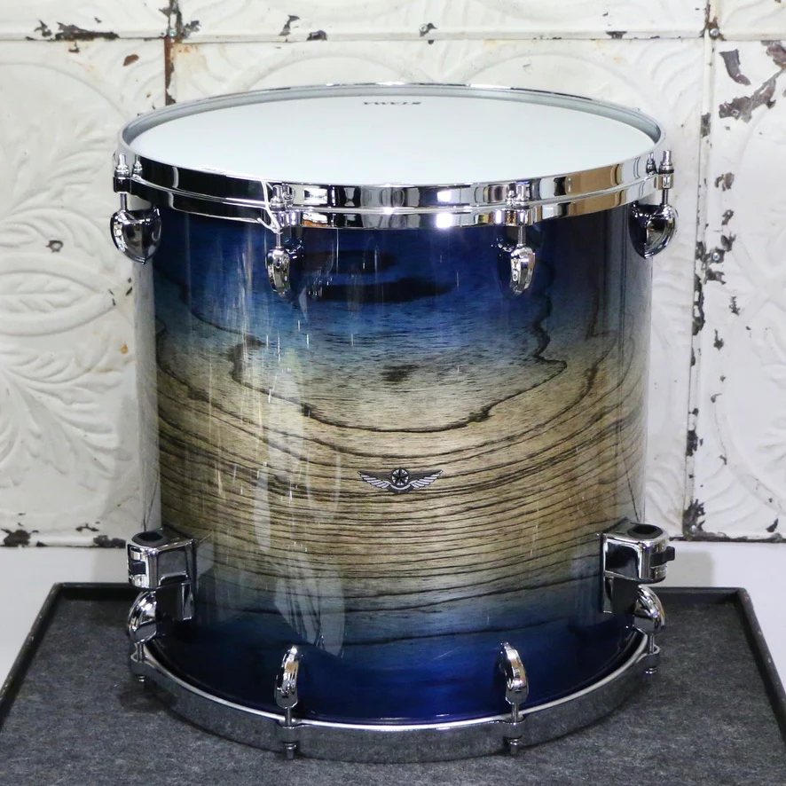 Tama STAR Walnut Drumkit 22-10-12-16 - Indigo Japanese Sen Burst - Image 10