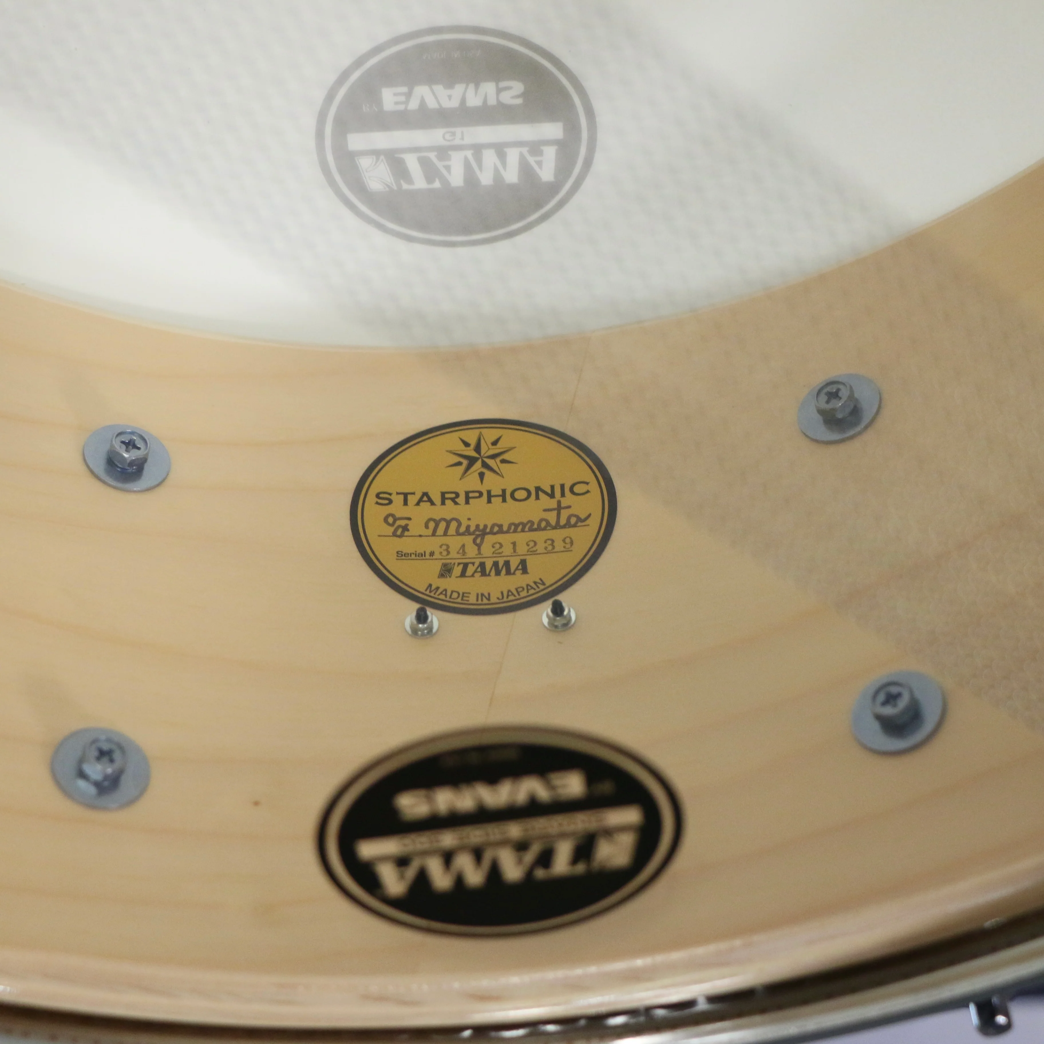TAMA Starphonic Spruce Snare Drum 14X6in - Image 5