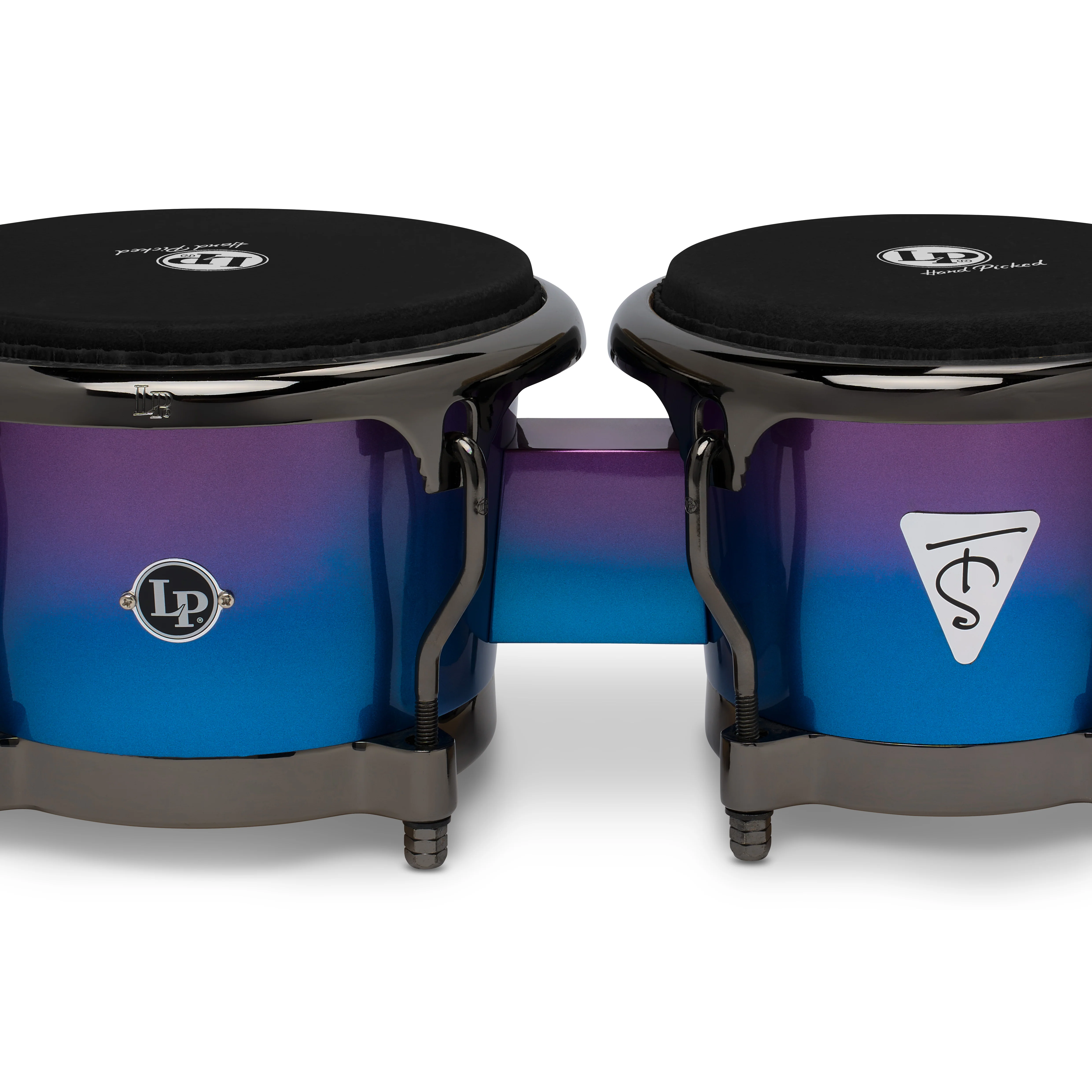 LP Tony Succar Bongos, Rainbow w/ Black Nickel HW, 7 ¼ - 8 ⅝in - Image 2