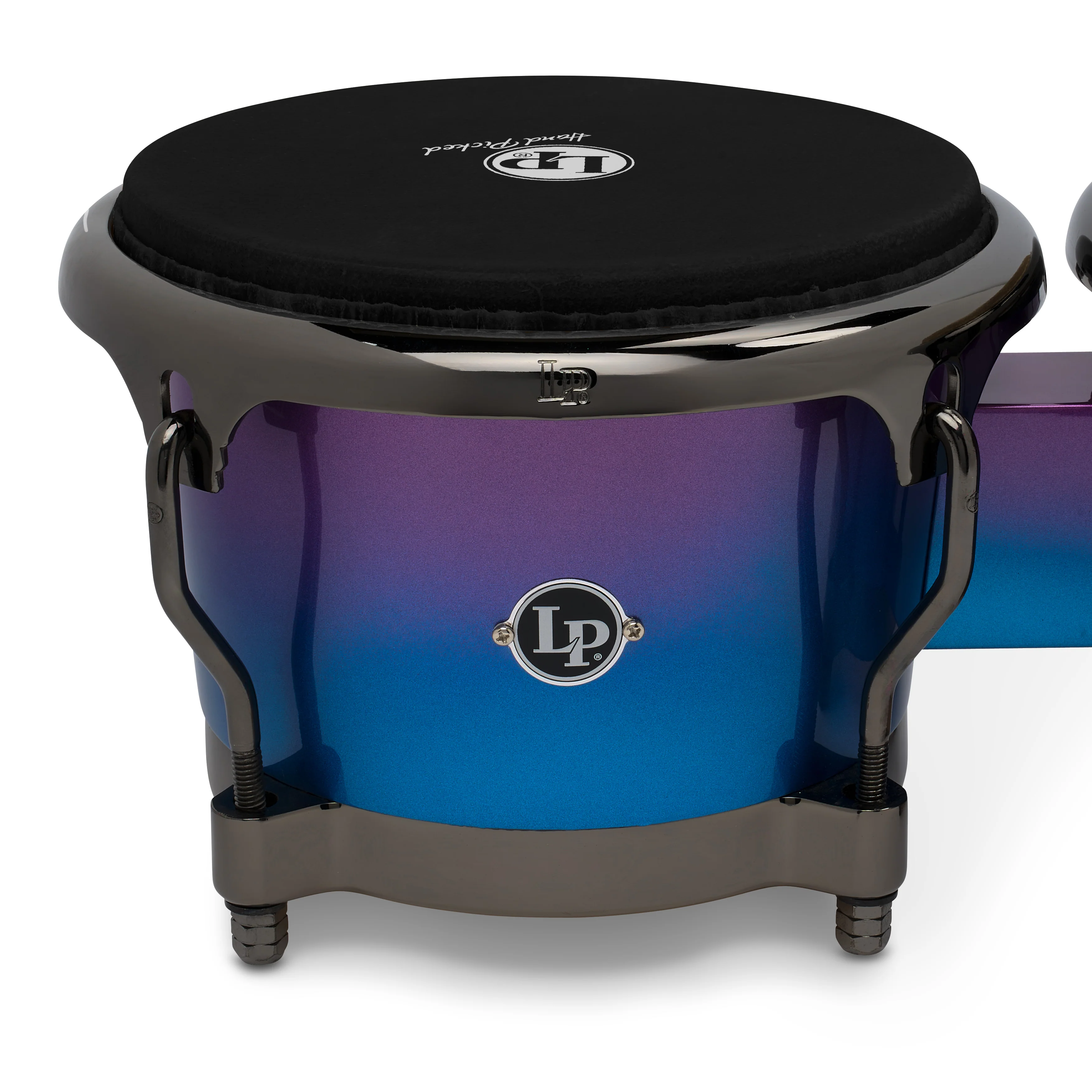 LP Tony Succar Bongos, Rainbow w/ Black Nickel HW, 7 ¼ - 8 ⅝in - Image 4